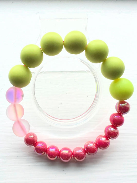 68.Lime & Raspberry Swirl